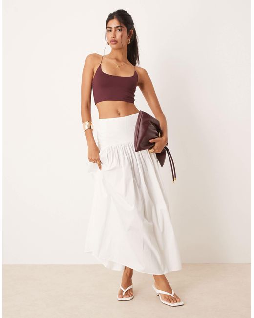 ASOS Purple Polyamide Strappy Bralet