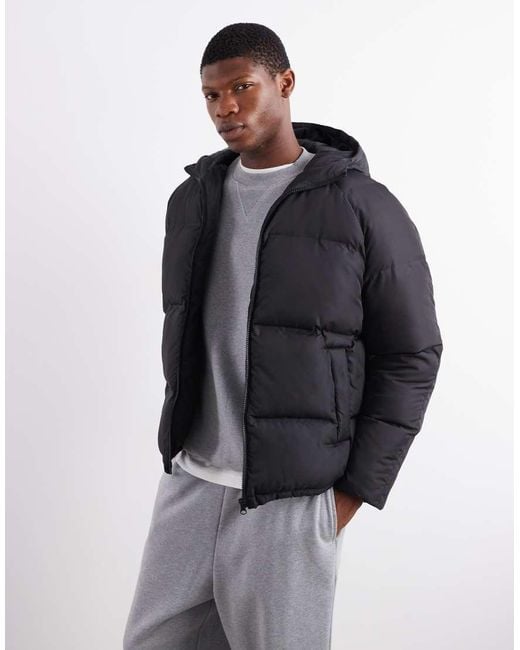 ASOS Blue Puffer Jacket for men