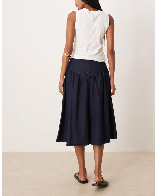 Mango Blue – a-linien-jeansrock