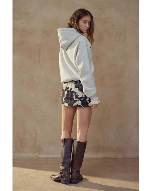 Pull&Bear Multicolor Cow Print Skort