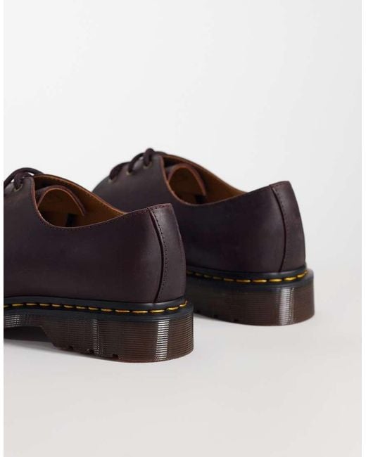 Dr. Martens Brown 1461 3 Eye Shoes for men
