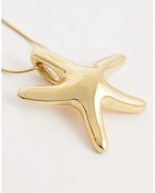 SEOL + GOLD Metallic Seol + gold – seestern-halskette aus 18-karat-gold-vermeil