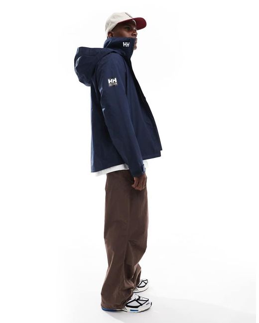 Helly Hansen Blue Crew Hooded Midlayer Sailing Jacket 2.1 for men