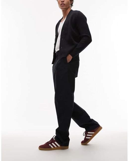 ARKET Black Pure Cotton Lightweight Pull-on Trousers for men
