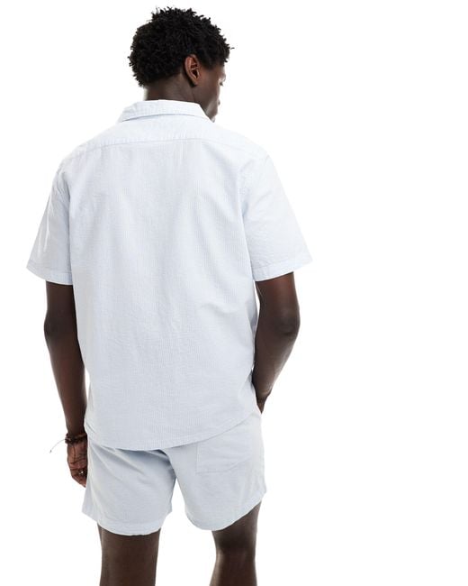 Levi's White Standard Camp Shirt for men