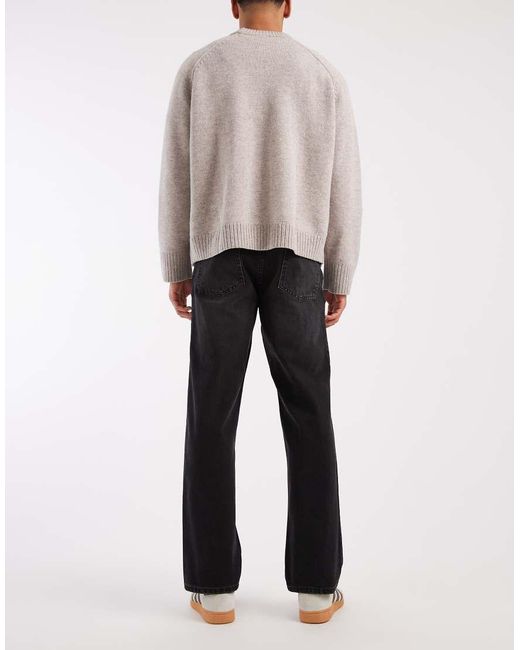 New Look Natural Relaxed Fit Jeans for men
