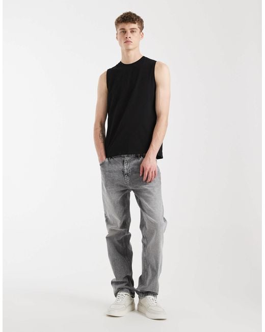 ASOS Black Essentials Tank for men