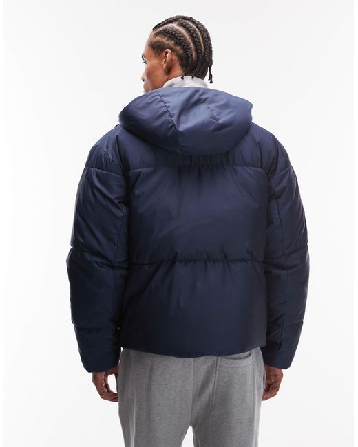 ASOS Blue Peakmaxtm Puffer Jacket for men