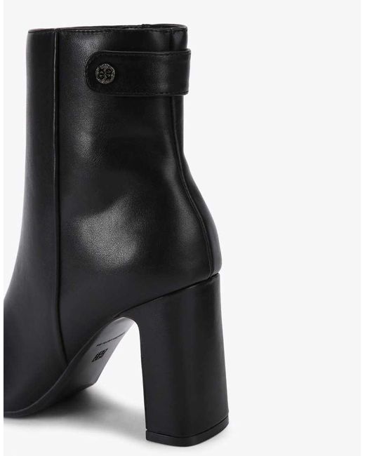KG by Kurt Geiger Black Trix Mid Ankle Boots