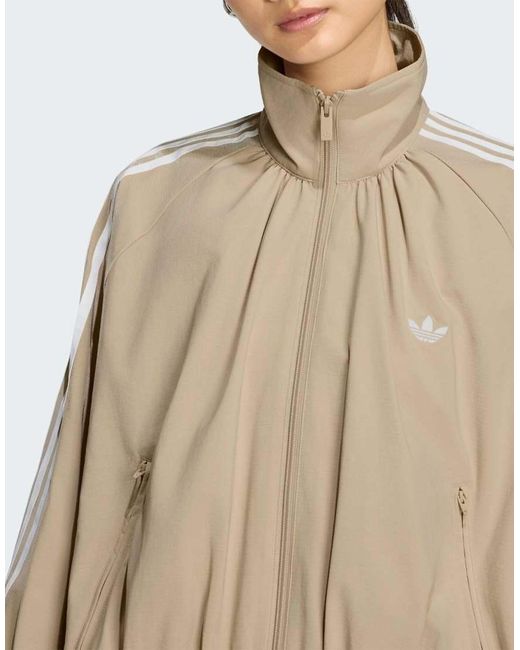 Adidas Originals Natural Blousy Oversized Track Top