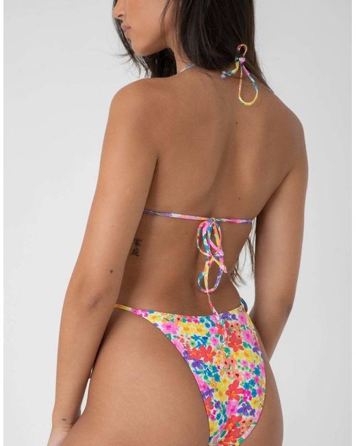 Bright Swimwear Brown Maria Sunset Adjustable Bikini Bottom