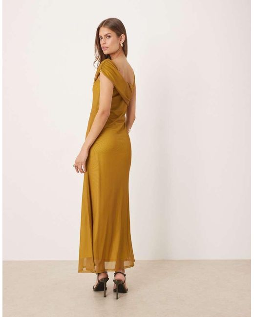 Vestito Midi di ASOS in Metallic