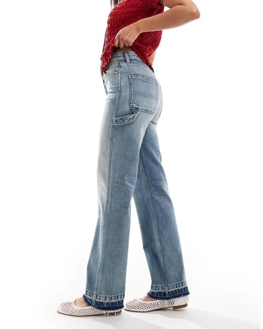 Tommy Hilfiger Blue – layla – gerade, schmal geschnittene jeans