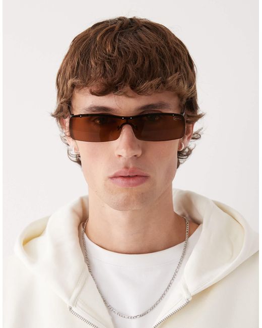 Lunettes Karlkani pour homme en coloris Brown