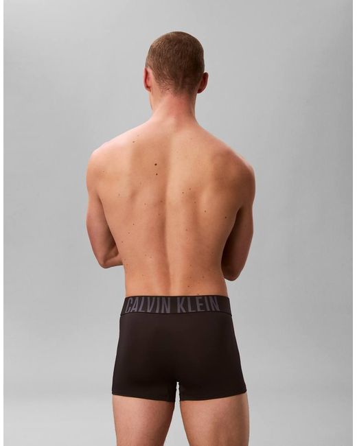 Calvin Klein Black Intense Power 3 Pack Trunks for men