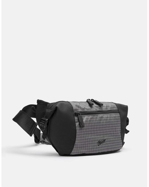 Pull&Bear – stwd – funktionale gürteltasche in Black für Herren
