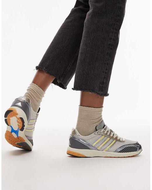 Adidas Originals White Adidas Adios Og Trainers