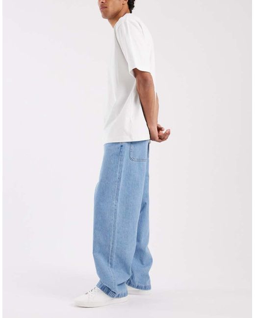 ASOS Blue Circular Design Collection Jeans for men
