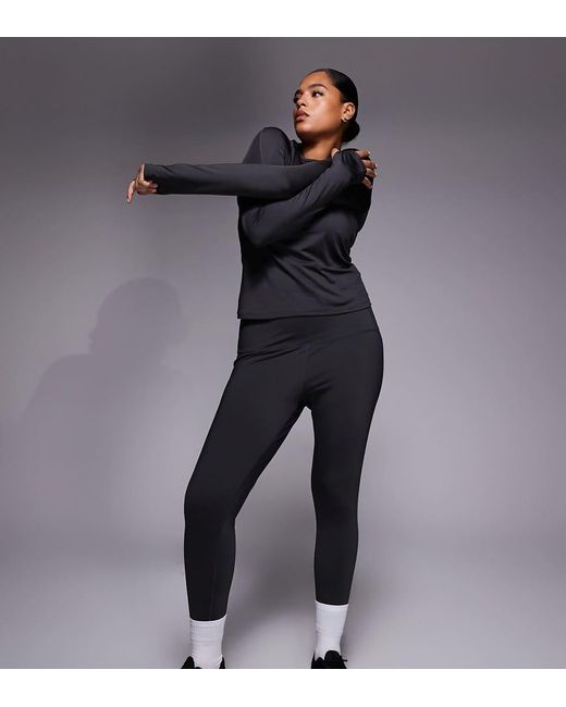 4505 Black Curve Icon Active Bum Sculpt High Waist Gym Legging With Inner Pocket