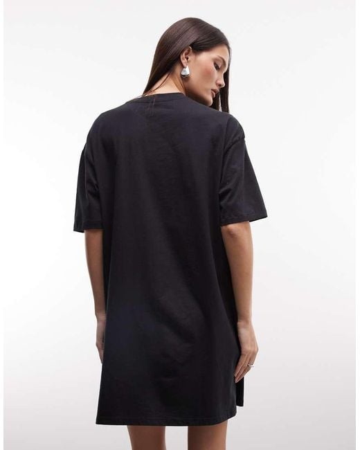The North Face Black Evolution Simple Dome Logo T-Shirt Dress