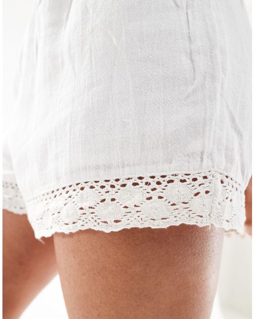 New Look White – shorts
