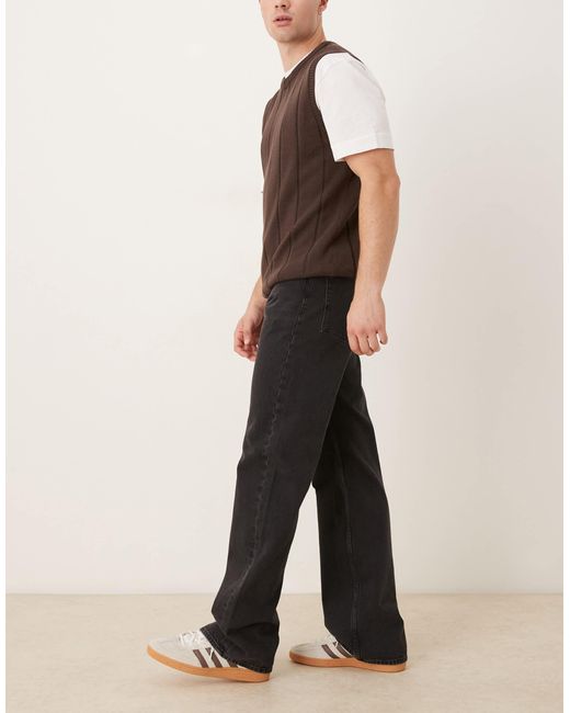ARKET Black Canyon Bootcut Jeans for men