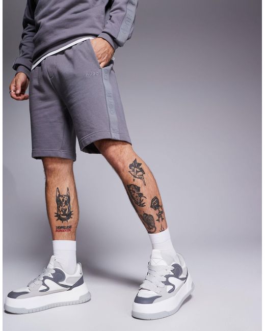 Boss Hugo bodywear – sweat-shorts in Gray für Herren