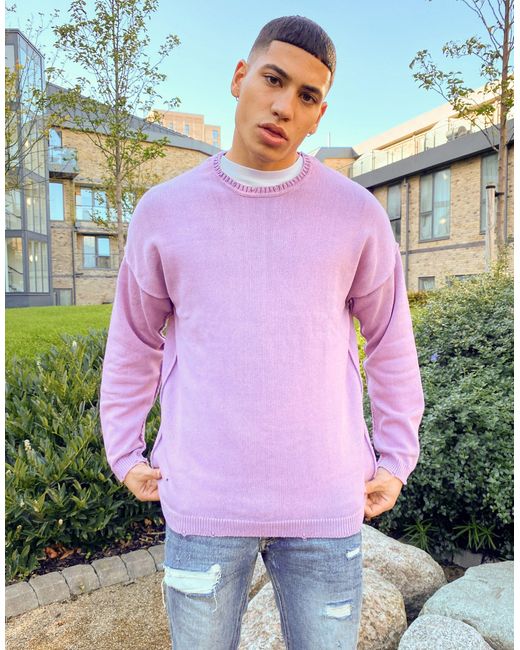bershka lilac jumper
