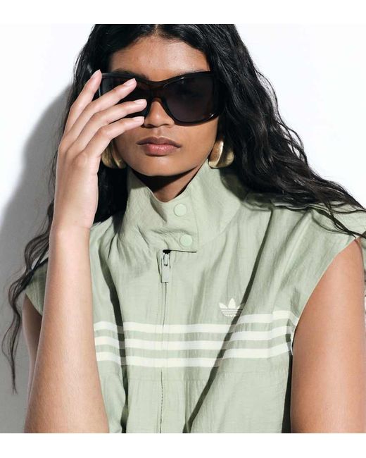 adidas Originals x ASOS Green Sleeveless Track Jacket