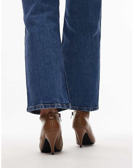 Jeffrey Campbell Blue Heeled Ankle Boots