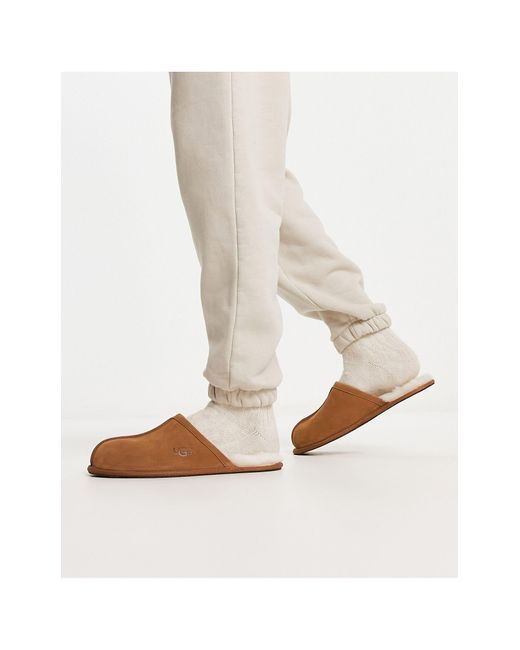 Scuff - chaussons - fauve Ugg pour homme en coloris White