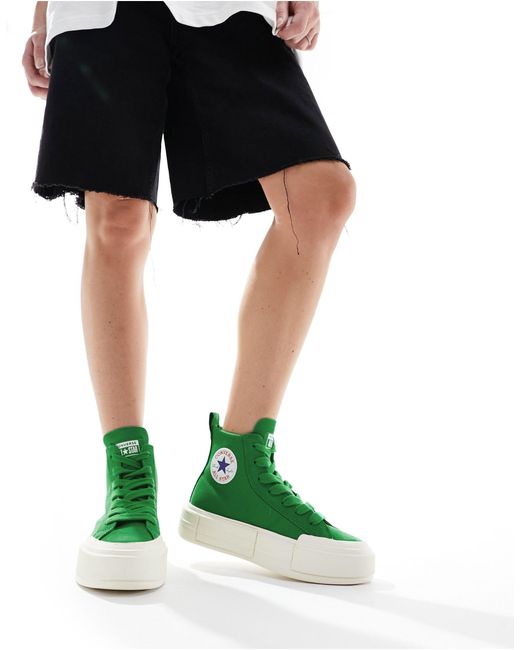 Zapatillas hi-top verdes con cordones gruesos cruise hi Converse de hombre de color Green