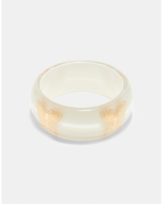 Stradivarius White Gold Bangle