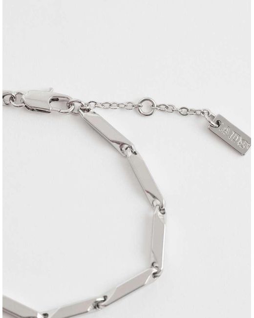 ASOS Gray 2 Pack Of Link Chain Bracelet for men
