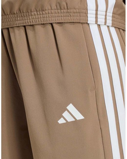 Adidas Originals Natural Train Essentials 3-stripes Woven Pants