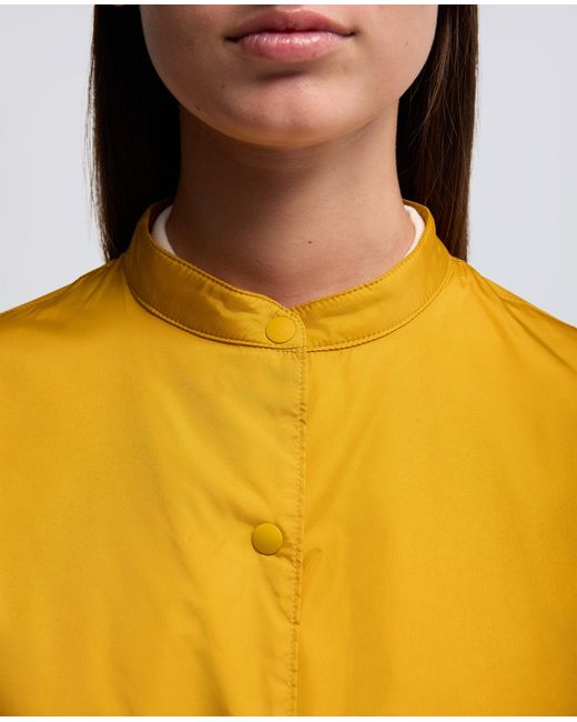 Aspesi Yellow Technische Hemdjacke Aus Taft