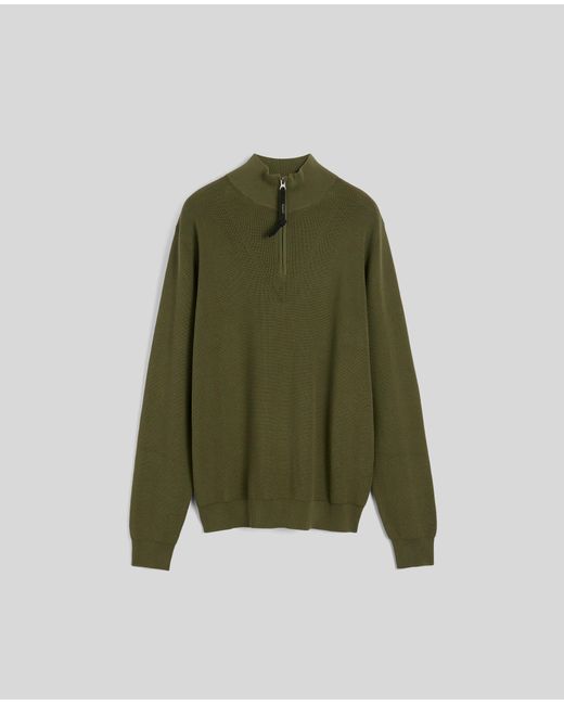 Maglia Con Collo di Aspesi in Green da Uomo