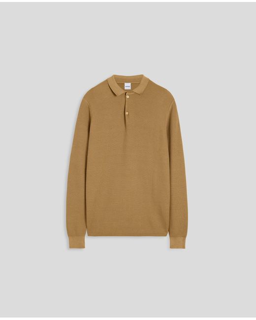 Aspesi Poloshirt Aus Baumwolle Mit PerlmuttknãPfen in Natural für Herren