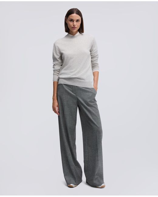 Aspesi Gray Hose Aus Flanell Aus Kaschmir Und Wolle