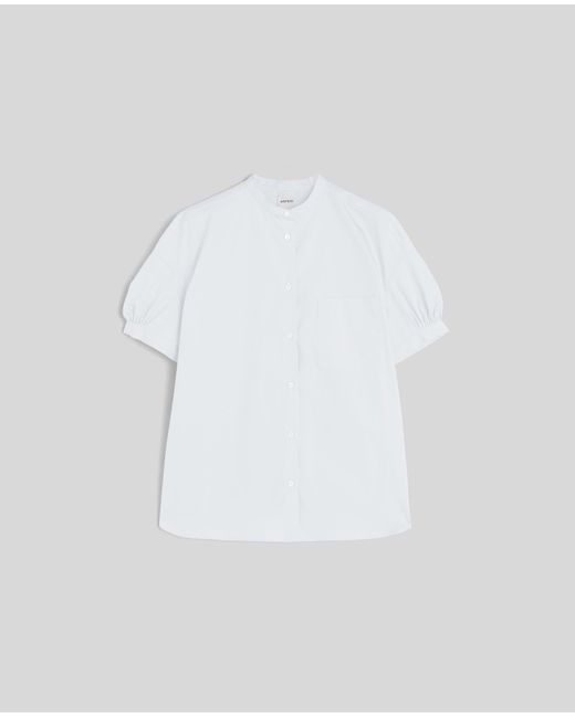 Camicia A Maniche Corte di Aspesi in White