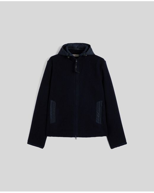 Aspesi Jacke Werner Aus Shetland-Wolle in Blue für Herren