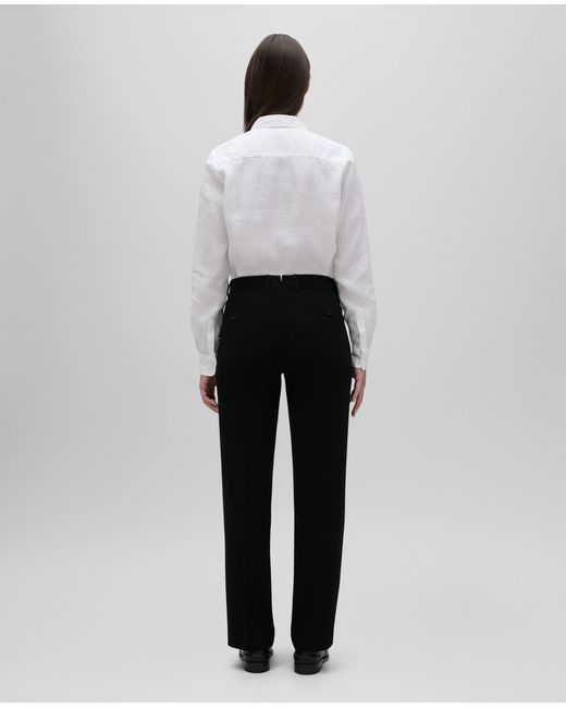 Aspesi Black Hose Aus Cady-CrãPe
