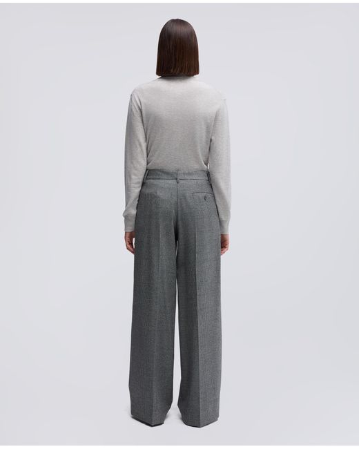 Aspesi Gray Hose Aus Flanell Aus Kaschmir Und Wolle