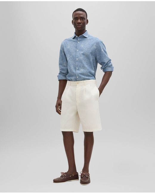 Aspesi Bermuda-Shorts Aus Baumwoll-Canvas in White für Herren