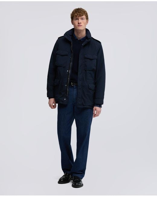 Aspesi Field Jacket New Camp Aus Nylon in Blue für Herren