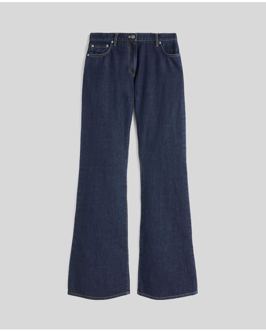 Pantalone Flare di Aspesi in Blue