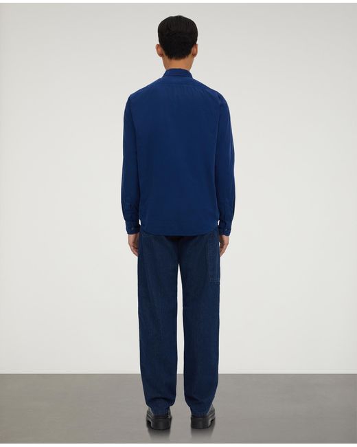Camicia modello c in velluto di Aspesi in Blue da Uomo