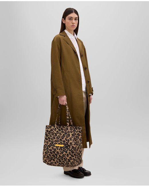 Aspesi Multicolor Shopper Mit Leopardenprint