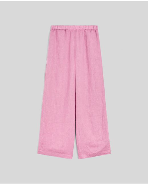 Aspesi Pink Hose Aus Leinen