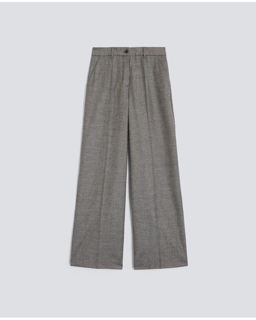 Aspesi Gray Hose Aus Flanell Aus Kaschmir Und Wolle